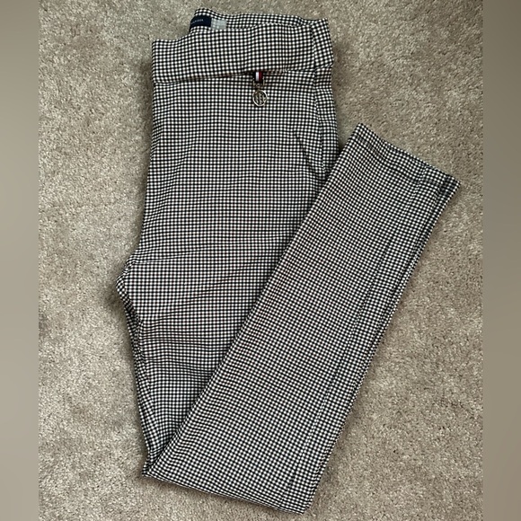 Tommy Hilfiger Pants - Tommy Hilfiger Brown and White Checkered Pants